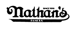 NATHAN'S FAMOUS SINCE 1916 trademark