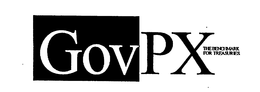 GOVPX THE BENCHMARK FOR TREASURIES. trademark