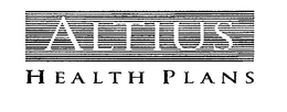 ALTIUS HEALTH PLANS trademark