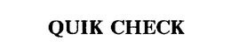QUIK CHECK trademark