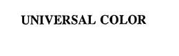 UNIVERSAL COLOR trademark