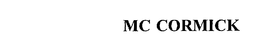 MC CORMICK trademark