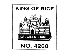 KING OF RICE LALQILLA BRAND NO. 4268 trademark