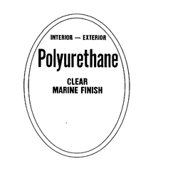 INTERIOR - EXTERIOR POLYURETHANE CLEAR MARINE FINISH trademark