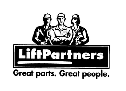 LIFT PARTNERS GREAT PARTS.  GREAT PEOPLE. trademark