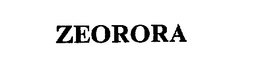 ZEORORA trademark