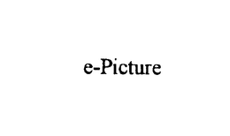 E-PICTURE trademark