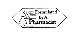 FORMULATED BY A PHARMACIST trademark