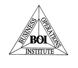 BOI BUSINESS OPERATIONS INSTITUTE trademark