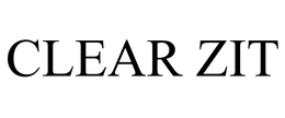 CLEAR ZIT trademark