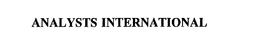 ANALYSTS INTERNATIONAL trademark