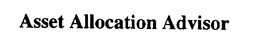 ASSET ALLOCATION ADVISOR trademark