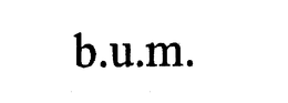 B.U.M. trademark