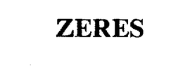 ZERES trademark