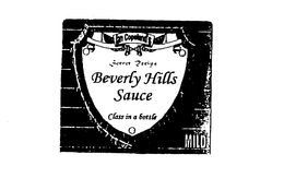 IAN COPELAND'S BEVERLY HILLS SAUCE trademark