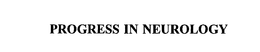 PROGRESS IN NEUROLOGY trademark