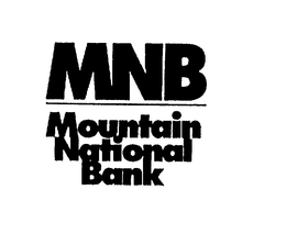 MNB MOUNTAIN NATIONAL BANK trademark