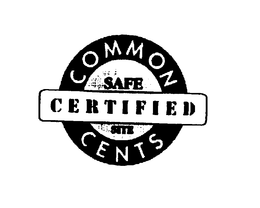COMMON CENTS CERTIFIED SAFE SITE trademark