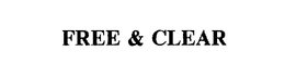 FREE & CLEAR trademark