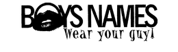 BOYS NAMES WEAR YOUR GUY trademark