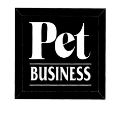 PET BUSINESS trademark