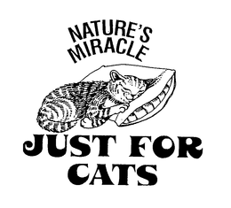 NATURE'S MIRACLE JUST FOR CATS trademark