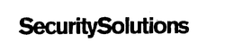 SECURITYSOLUTIONS trademark