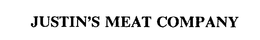 JUSTIN'S MEAT COMPANY trademark