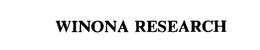 WINONA RESEARCH trademark