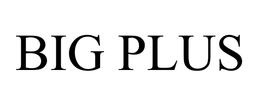 BIG PLUS trademark