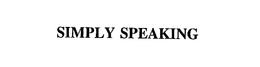 SIMPLY SPEAKING trademark