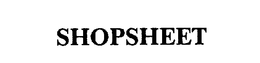 SHOPSHEET trademark