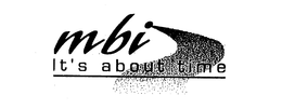 MBI IT'S ABOUT TIME trademark