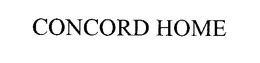 CONCORD HOME trademark