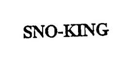 SNO-KING trademark