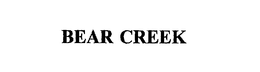 BEAR CREEK trademark