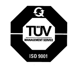 TUV MANAGEMENT SERVICE ISO 9001 trademark