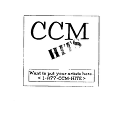 CCM HITS trademark