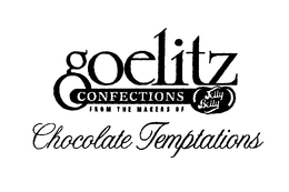 GOELITZ CONFECTIONS FROM THE MAKERS OF JELLY BELLY CHOCOLATE TEMPTATIONS trademark
