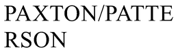 PAXTON/PATTERSON trademark