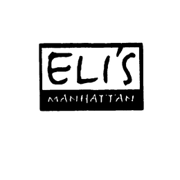 ELI'S MANHATTAN trademark
