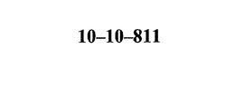 10-10-811 trademark