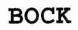 BOCK trademark