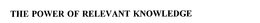 THE POWER OF RELEVANT KNOWLEDGE trademark