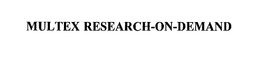 MULTEX RESEARCH-ON-DEMAND trademark