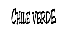 CHILE VERDE trademark