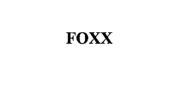 FOXX trademark