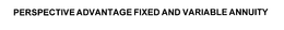 PERSPECTIVE ADVANTAGE FIXED AND VARIABLE ANNUITY trademark