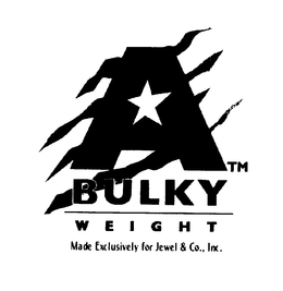 BULKY WIEGHT trademark