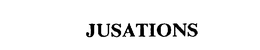 JUSATIONS trademark
